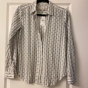 Loft button down blouse